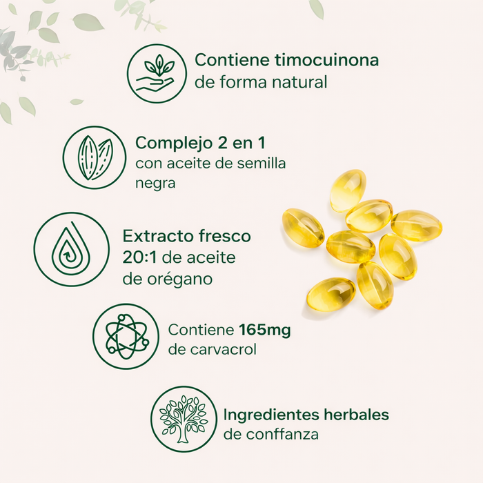 Oil of Oregano 6.000mg con Aceite de Semilla Negra